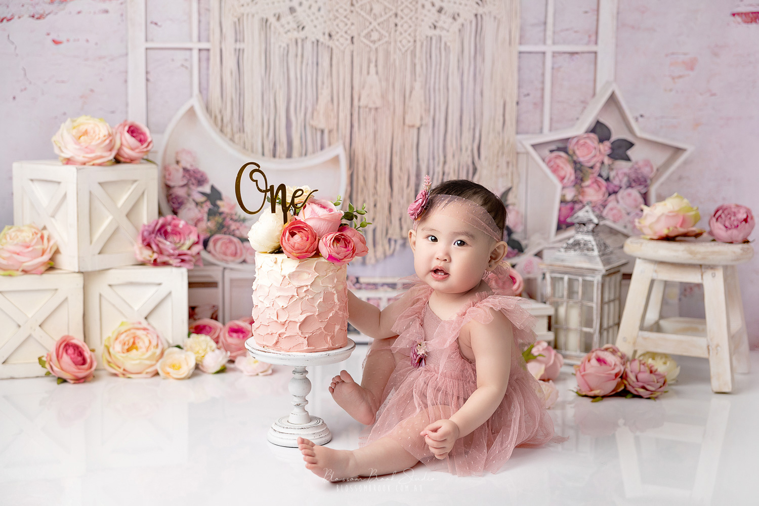 Cake smash Sydney | Lucy | Blossom Brook Studio