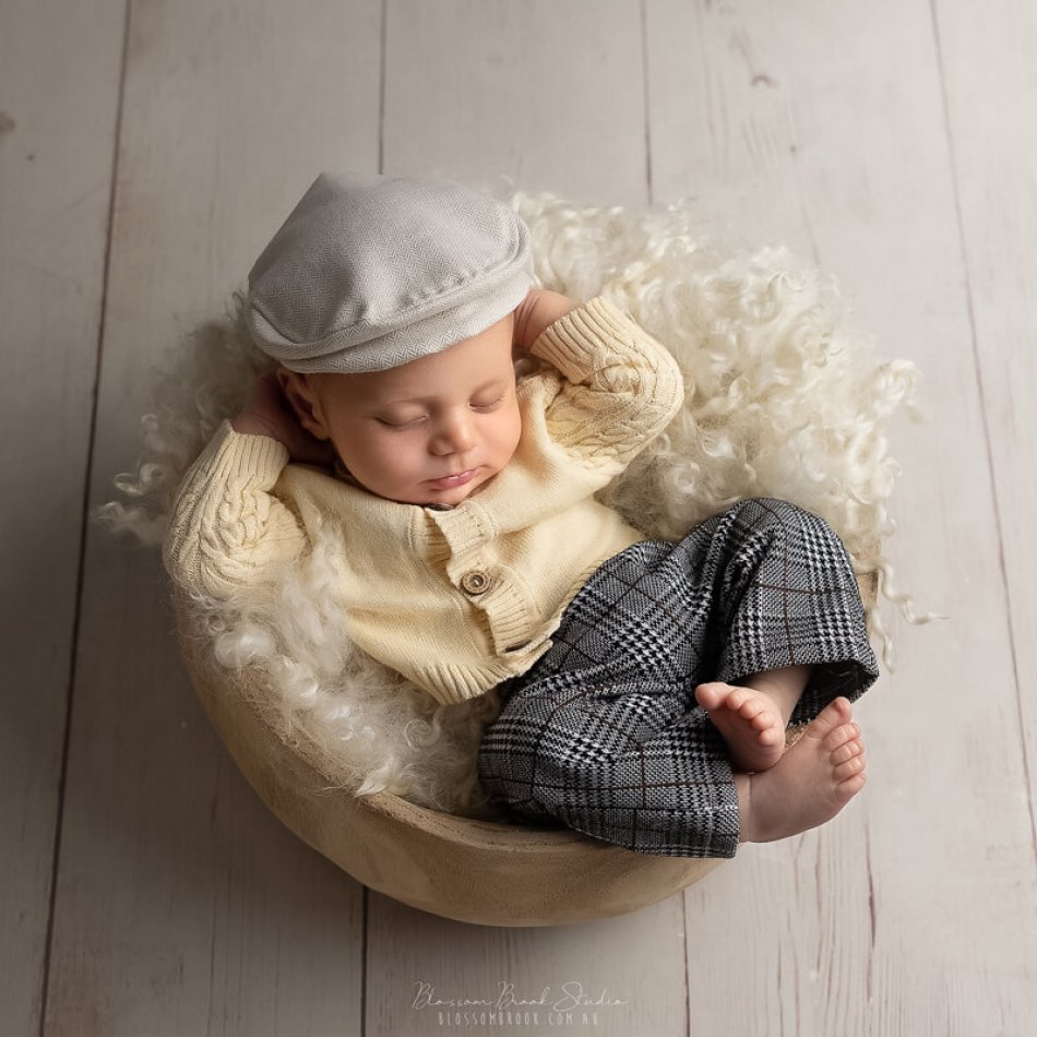 newborn photo sydney cute baby boy