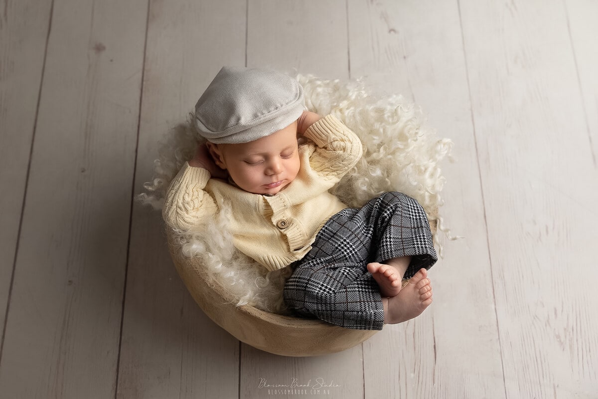 newborn photo sydney cute baby boy